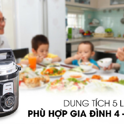 Nồi áp suất điện  Philips HD2103/66 - Hàng chính hãng