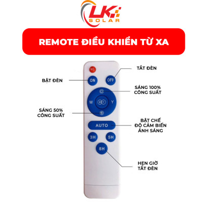 Đèn Led Năng Lượng Mặt Trời Siêu Sáng 120W CHÍNH HÃNG- LK SOLAR TGD-99120, Sử dụng 100% năng lượng mặt trời, dễ dàng lắp đặt ngoài sân vườn, trong nhà, nhà xưởng, trang trại, cảm biến ánh sáng, có remote điều khiển từ xa