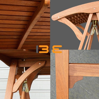 Xích Đu Terbaya 2 Chỗ IBIE NC1043 (170 x 125 x 190 cm) - Nâu