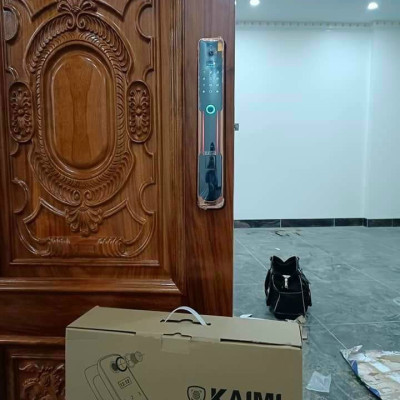 Khóa Vân Tay Tự Động Cao Cấp Kaimi KM11 Ultra - Màu đồng - Hàng Chính Hãng