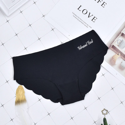 COMBO 5QUẦN LÓT NỮ SU KHÔNG ĐƯỜNG MAY, VIỀN LƯỢN SÓNG IN CHỮ THỜI TRANG