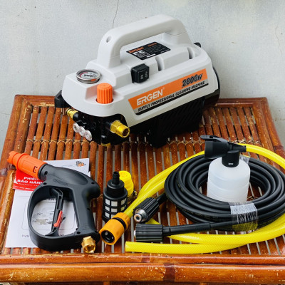 Máy rửa xe chỉnh áp 2800W Ergen EN-6728 (cao cấp, 100% rotor dây đồng)- Hàng chính hãng