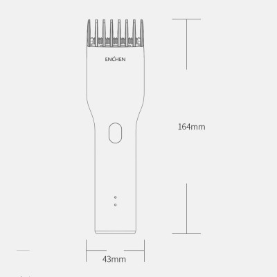 Máy Cắt Tóc Hai Tốc Độ Có Thể Sạc Lại Tiếng Ồn Thấp Enchen