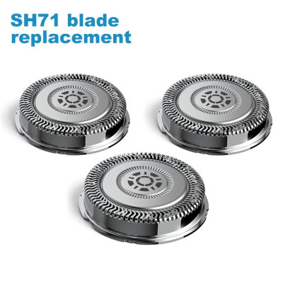 Bộ 3 lưỡi dao cạo râu Philips SH71 tương thích với các dòng máy cạo râu Philips Serial 5000 và 7000 - Hàng Nhập Khẩu