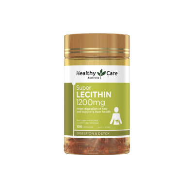 Tinh chất Mầm đậu nành Lecithin Healthy Care 100 viên (Mẫu mới)