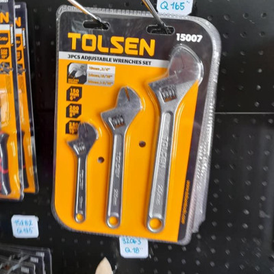 BỘ 3 MỎ LẾT CÁN TRƠN 6/8/10 INCH TOLSEN 15007 - HÀNG CHÍNH HÃNG