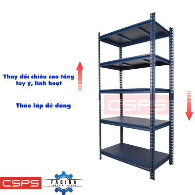 Kệ đa năng CSPS 091cm - 05 vách ngăn màu xanh