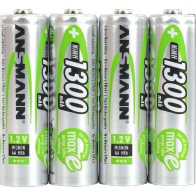 Pin Sạc AA-1300mAh Max- E ANSMANN (Vỉ 4 viên)