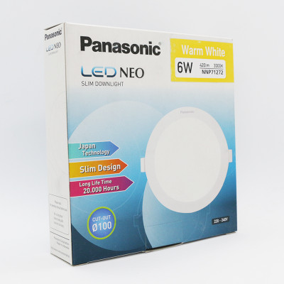 Đèn LED tròn âm trần Panasonic NEO SLIM - Hàng chính hãng