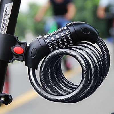 Khóa Xe Đạp, Xe Máy 5 Số, Siêu Bền, Khó Cắt  Có Thể Thay Đổi Mặt Khẩu Theo Ý Muốn- Hàng Chính Hãng