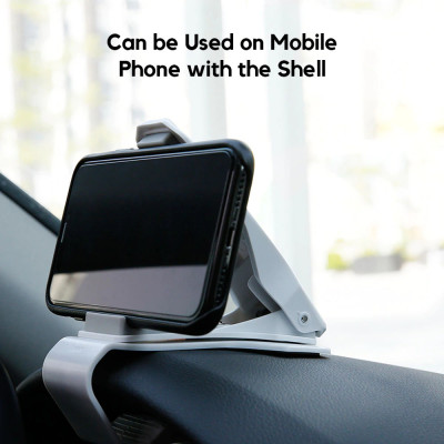 Giá đỡ điện thoại dạng kẹp hiệu Baseus Mouth Car Mount dùng trên xe hơi, ô tô cho iPhone, Samsung, Oppo, Xiaomi, Huawei, Nokia  (chế độ xoay 360 độ, cực kỳ chắn chắn, vật liệu cao cấp) - Hàng nhập khẩu