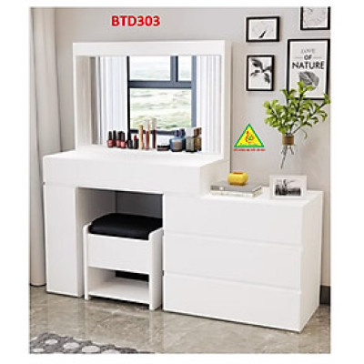 Bàn trang điểm, bàn trang điểm mini, bàn trang điểm có ngăn kéo BTD303