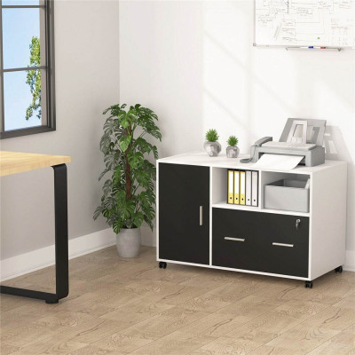 Kệ để máy in gỗ hiện đại SMLIFE Protoman