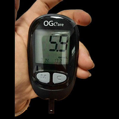 Máy Đo Đường Huyết Ogcare (Tặng Kèm 10 Kim, 10 Que, Bút Lấy Máu)