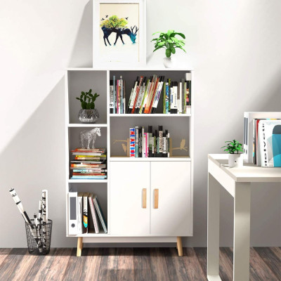 Kệ sách bằng gỗ nhỏ gọn thiết kế hiện đại SMLIFE Balmer