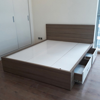 Giường ngủ 2 hộc kéo Tundo 140cm x 200cm