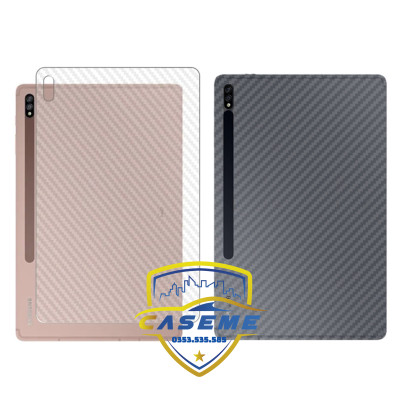 Miếng Dán Sợi Carbon 3D Bảo Vệ Mặt Sau Cho Samsung Galaxy Tab S7, S8, S9 - Hàng Nhập Khẩu