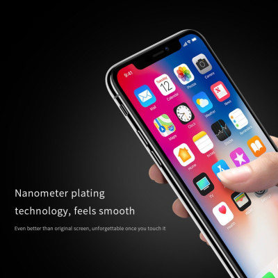 Miếng dán Kính Cường Lực full 3D cho iPhone XS MAX / iPhone 11 Pro Max Nillkin XD CP+Max - Hàng Chính Hãng