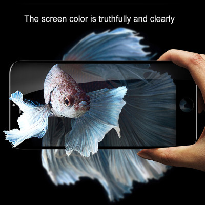 Miếng dán kính cường lực chống nhìn trộm cho iPhone 6 Plus / 6s Plus hiệu Baseus Full 3D cạnh vát 2.5D   - hàng nhập khẩu