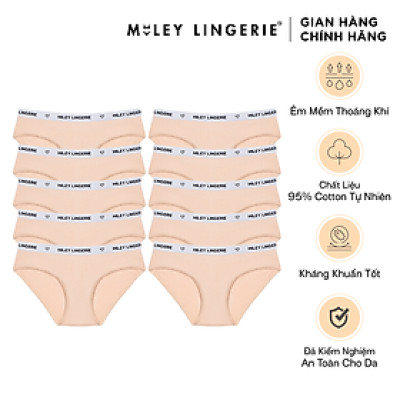 Combo 10 Quần Lót Nữ Cotton Lưng Miley Lingerie - FDS0904