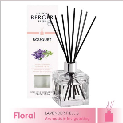 Maison Berger - Lọ tinh dầu khuếch tán hương 125ml - Ocean Breeze/Lavender Fields/Lavender Fields