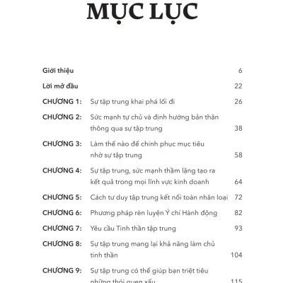 Sách - Luật Tập Trung - Càng Tập Trung, Càng Phát Triển
