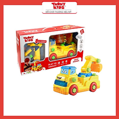 Đồ Chơi Xe Công Trình TOONYKIDS - Đồ Chơi Xe Lắp Ráp Cho Bé - SMART ENGINEER TN005 [Tặng Kèm Sticker]