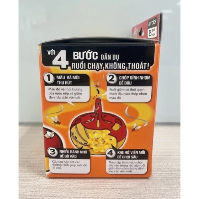 Combo 2 Hộp Bẫy diệt ruồi giấm ARS Fly Catcher 35g 