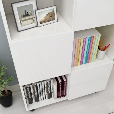 Kệ sách thông minh từ gỗ MDF SMLIFE Blumen