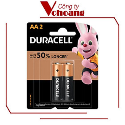 Pin Kiềm Duracell Coppertop AA Vỉ 2 Viên - O000003