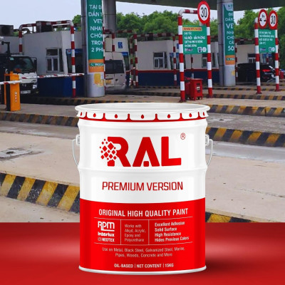 Sơn trạm giao thông Acylic (Lót+phủ) RAL RABOT - 5KG