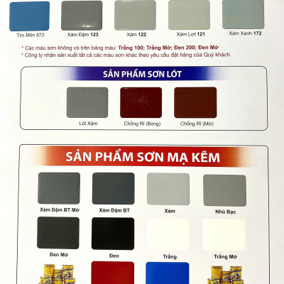 Sơn dầu Bạch Tuyết màu cam 404 3kg