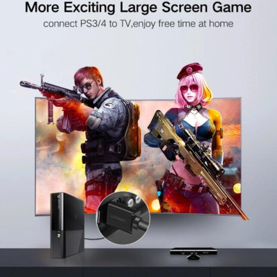 Ugreen UG10114HD104TK 30M màu Đen Cáp tín hiệu HDMI chuẩn 1.2 hỗ trợ phân giải 4K * 2K - HÀNG CHÍNH HÃNG