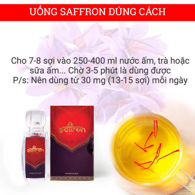 Set quà 3 hũ Nhụy hoa nghệ tây cao cấp Saffron SALAM 3Gr Tặng 1Gr + Mật ong Saffron 100ml