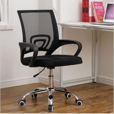 Ghế xoay văn phòng,tựa và lưng bọc lưới chân mạ crom,HG FURNITURE 