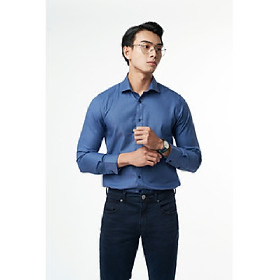 Áo Sơ Mi Sọc Nam Melange Cotton  N&M Thương Hiệu NINOMAXX 2110016