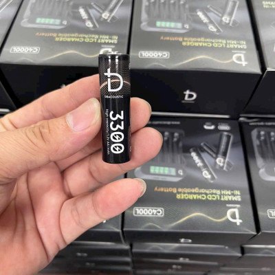 Combo Pin sạc AA micro db acoustic 3300mah, dock sạc db acoustic 4 slot 