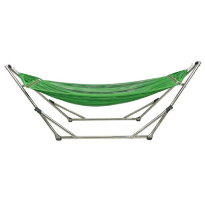 Bộ khung Võng xếp THÁI SƠN ống tròn chất liệu inox + Võng lưới ( HÀNG CHÍNH HÃNG - ĐỔI TRẢ MIỄN PHÍ ) 