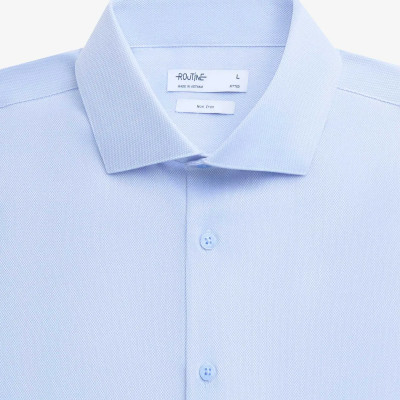 Áo sơ mi tay dài nam Non Iron (Chống nhăn) . Form Fitted - ROUTINE 10F24SHL051 | ROUTINE CÀ MAU