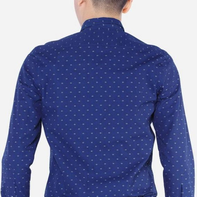 Áo sơ mi nam dài tay ALIGRO cổ bẻ dáng ôm body 100% chất cotton form slimfit ALGS148