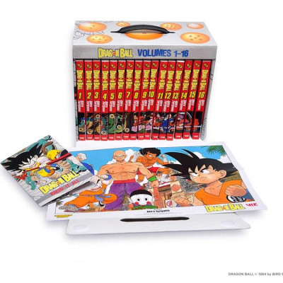 Sách - Dragon Ball Complete Box Set - Vols. 1-16 with premium by Akira Toriyama (UK edition, paperback)