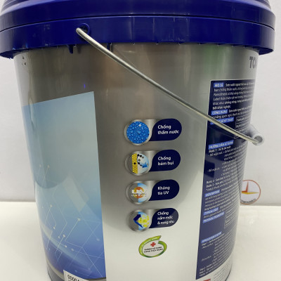Sơn nước cao cấp Toa Nanoshield ngoại thất màu xanh 7410_ 15L