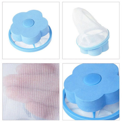 Combo 3 Phao lọc cặn bẩn lông, tóc, bông trong máy giặt (Màu sắc ngẫu nhiên) 