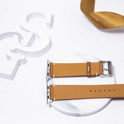 Dây Đeo Apple Watch 49mm 45mm 44mm 42mm, Chất Liệu Da Bò Cao Cấp, Phong Cách Vintage Hoài Cổ, Tương Thích Các Phiên Bản Series Ultra2/Ultra/SE2/SE/10/9/8/7/6/5/4/3/2/1