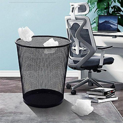 Sọt rác lưới văn phòng, chất liệu thép phủ sơn tĩnh điện
