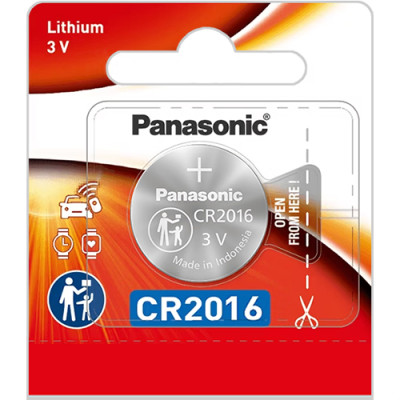 Vỉ Pin nút Panasonic 3V CR-2016/5BN (1 viên/5 viên) - Hàng chính hãng