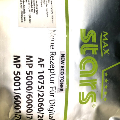 Túi mực Max Stars 1kg: Dùng cho máy photocopy Ricoh MP 4000/ 5000/ 4001/ 5001/ 4002/ 5002/ 5003/ 5500 | 6500 | 7500 | 6000 | 7000 | 8000 | 6001 | 7001 | 8001 | 9001 | 6002 | 7500 | 9002 | 1060 | 1075 | 2051 | 2060 | 2075 | 9100 ( HA - Hàng nhập khẩu )