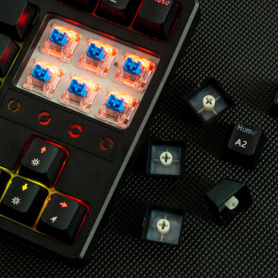 Bàn phím cơ chơi game có dây E-Dra EK3287 - Led Rainbow - E-dra Switch - Hàng chính hãng