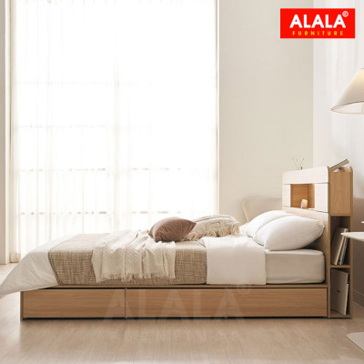 Giường ngủ ALALA1217 + 3 hộc kéo / Miễn phí vận chuyển và lắp đặt/ Đổi trả 30 ngày/ Sản phẩm được bảo hành 5 năm từ thương hiệu ALALA/ Chịu lực 700kg