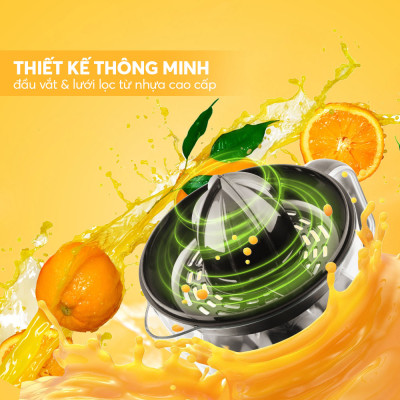 Máy vắt cam Elmich CJE-3921OL 700ml , Hàng chính hãng, bảo hành 24 tháng - JoyMall